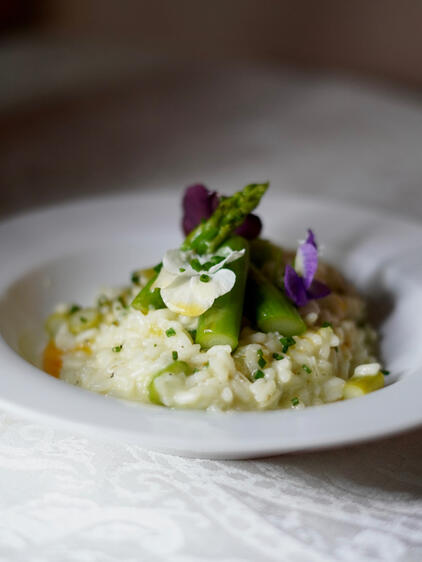 Champagne & Asparagus Risotto Champagne & Asparagus Risotto